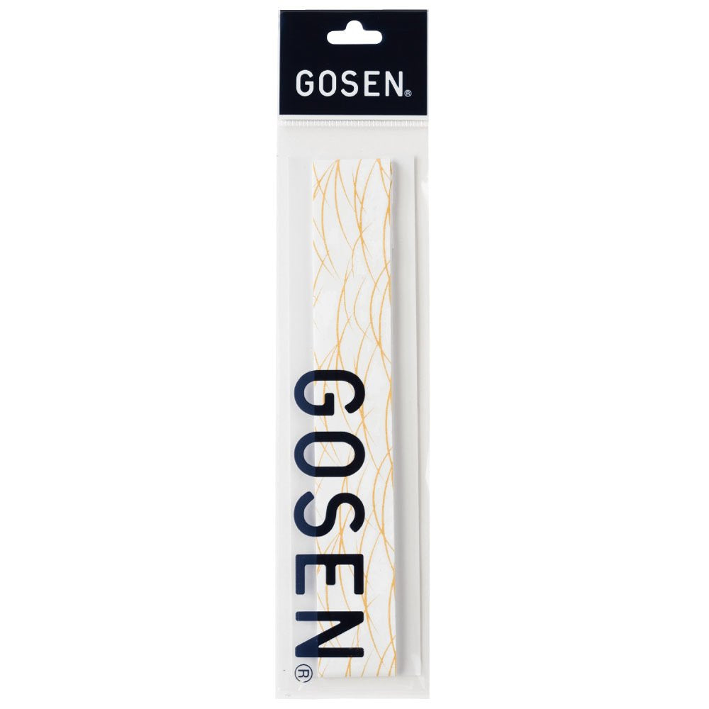 GOSEN B816WHG Overgrip Japanese Pattern Grass White x Gold