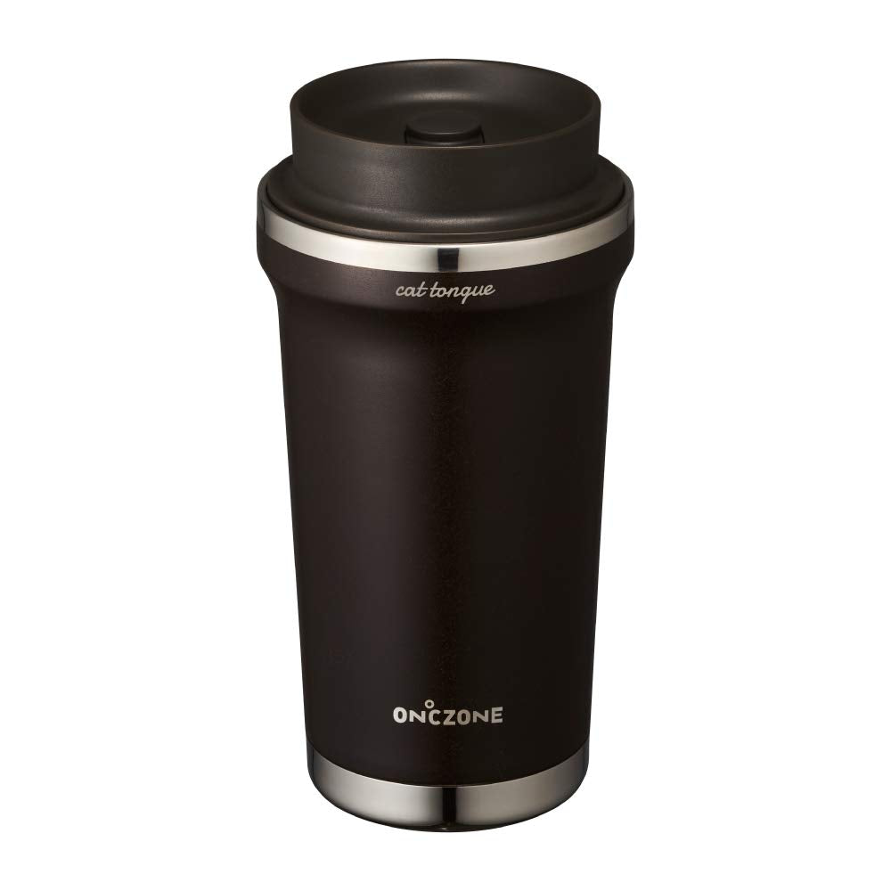 Doshisha Tumbler, Cat Tongue Senka Tumbler, Recommended for Cat Tongue, 10.8 fl oz (320 ml), Black