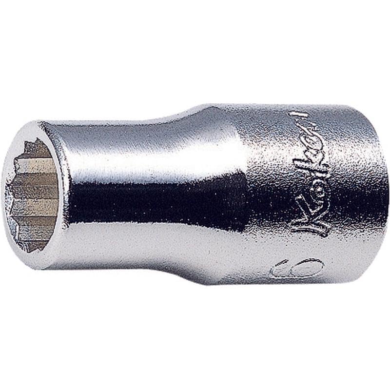 Ko-ken 2405M-3 1/4 Sq. Dr. Socket 3mm 12 point Length 22mm
