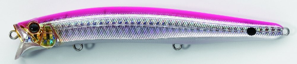 TackleHouse, Minnow, Contact, Feed, Shallow Plus, 5.0 inches (128 mm), 0.7 oz (21 g), Pink Back #P-8 128PLUS Lure