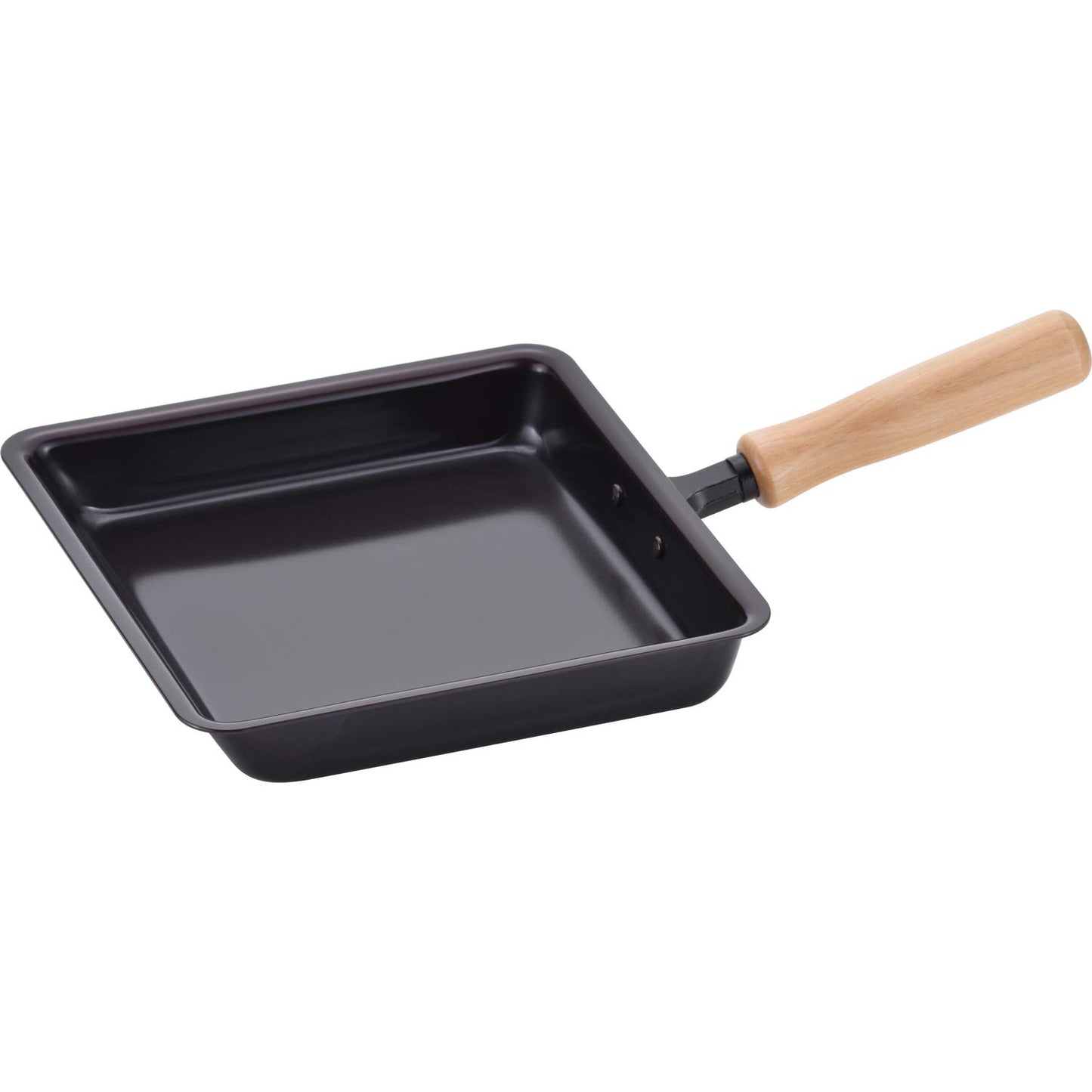 Wahei Freiz Tsubame Sanjo CS-014 Iron Frying Pan, Egg Grilled, 7.1 x 7.1 inches (18 x 18 cm), Wooden Handle, Induction Compatible, Gas, Made in Japan, Chitose