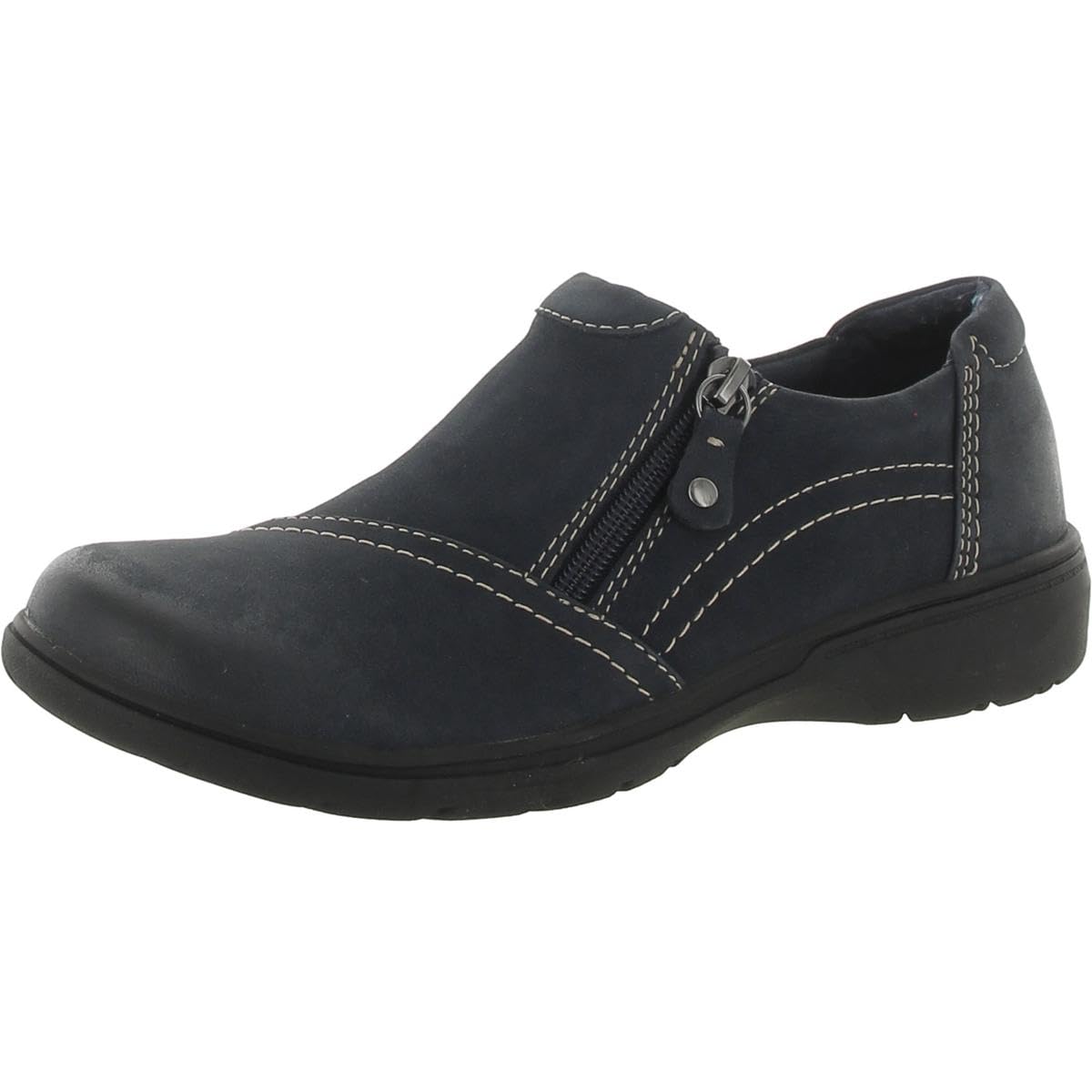 Clarks Blue's Carleigh Ray Oxford, Navy Nubuck, 9.5 Narrow US