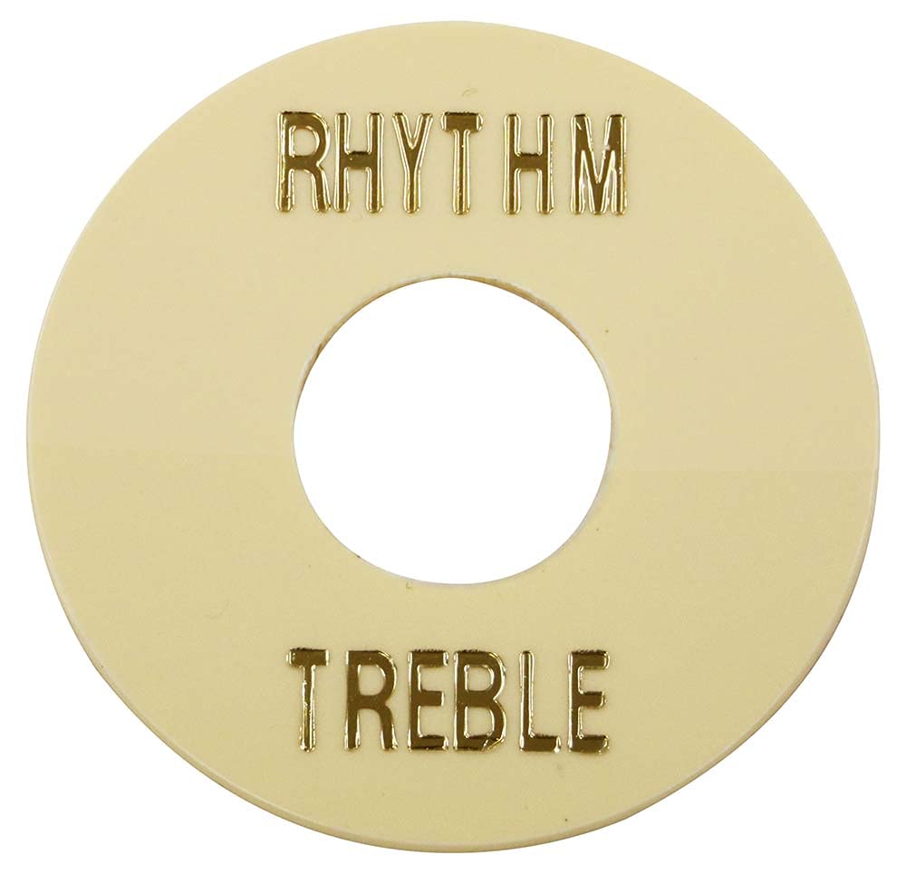 SCUD Rhythm/Treble Plate Ivory LP-SW-I