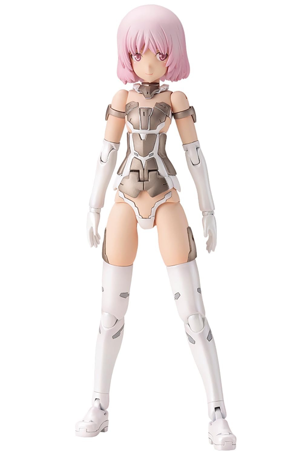 Kotobukiya Frame Arms Girl Material White Version, Total Height Approx. 5.9 inches (150 mm), Non-scale, Plastic Model