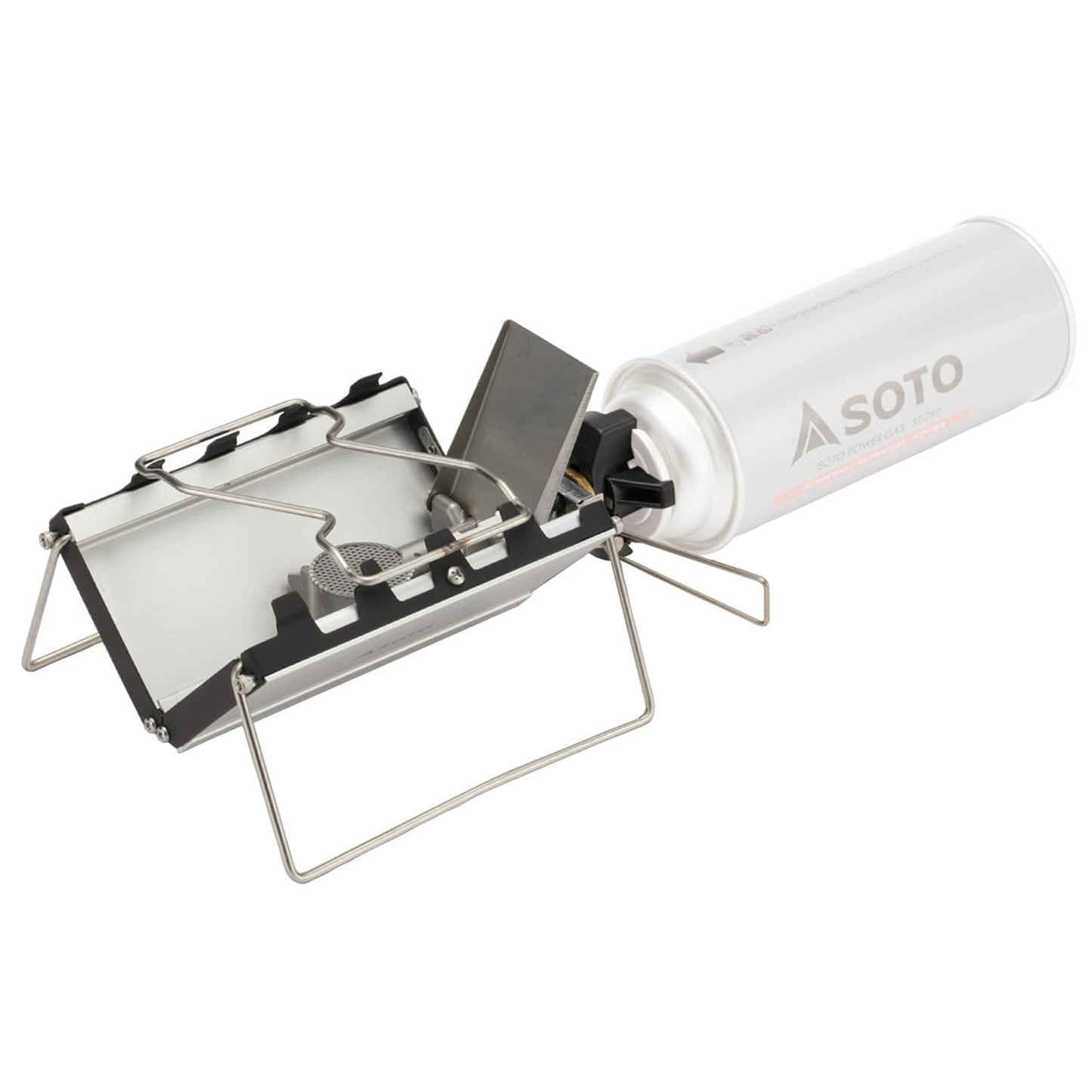 SOTO ST-320 Single Burner, Ultra-Thin, 1.0 inches (2.5 cm) Thick, With Storage Case, ,Solo, Camping, Touring, G-Stove