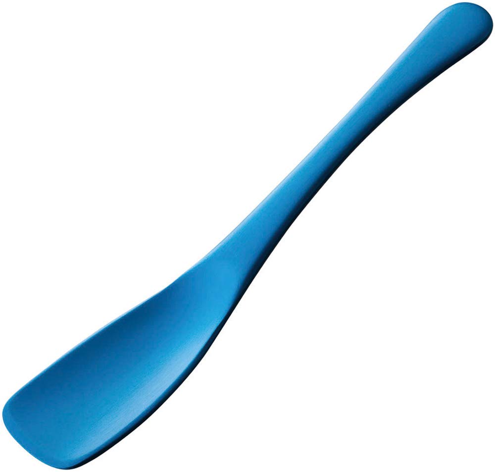 Todye Ice Cream Spoon, Easy to Scoop, Made in Japan, Aluminum Ice Cream Spoon, Blue