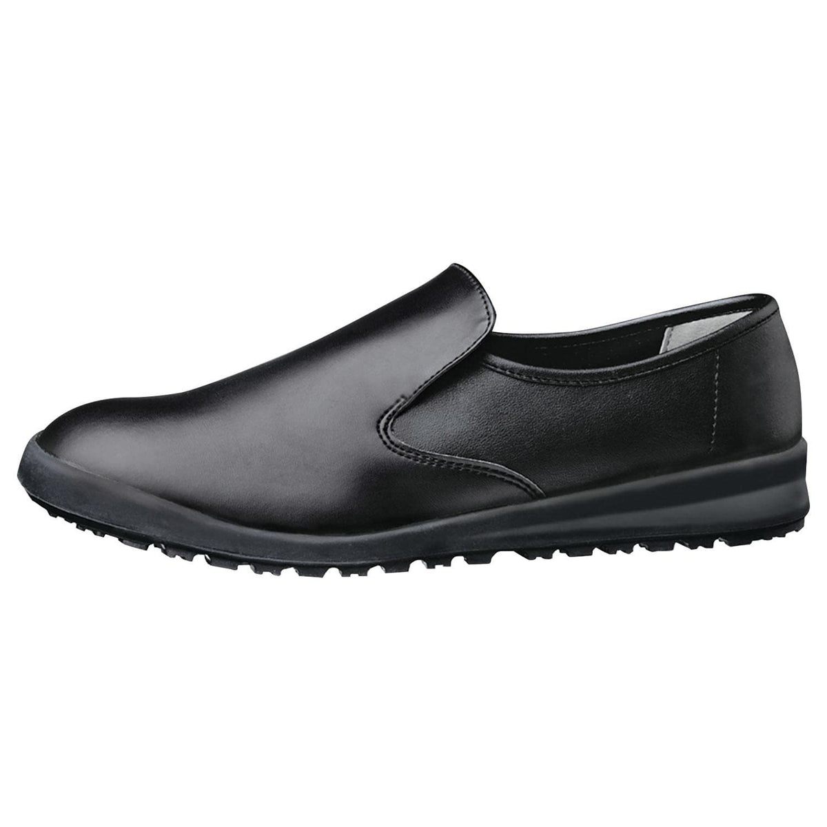 ミドリ安全 Men's Work Shoes, Slip-On, High Grip, Black (Black 19-3911tcx), 8.5