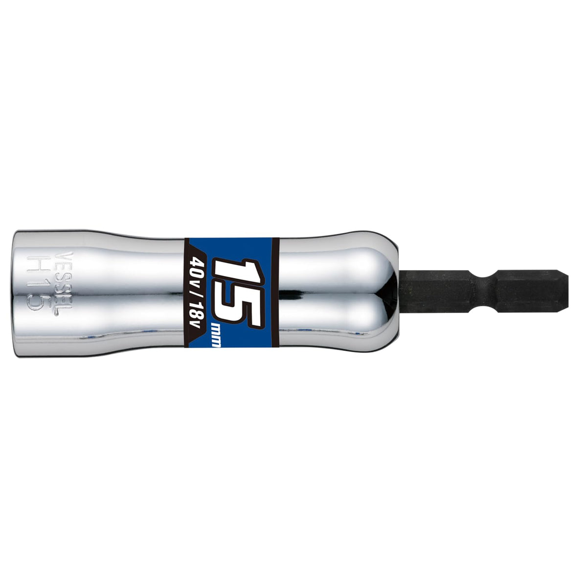 Vessel SL201590 Semi-Long Socket, Opposite Side 0.6 x 3.5 inches (15 x 90 mm), Hex
