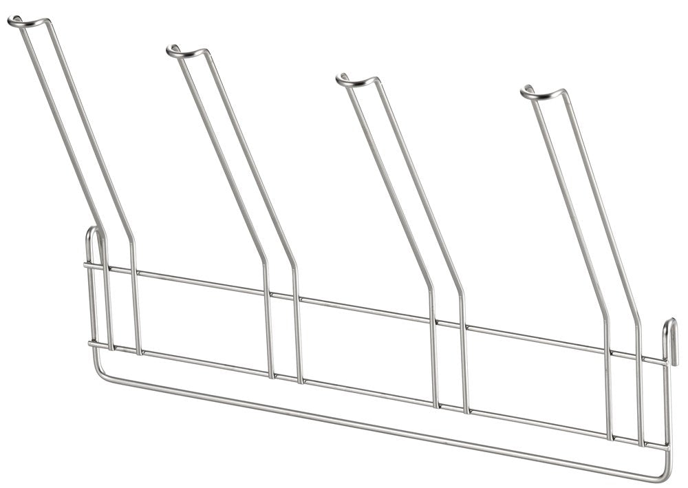 Yoshikawa 1305451 Aftermarket Glass Holder, Silver, Width 10.2 x Depth 1.4 x Height 7.5 inches (26 x 3.5 x 19 cm)