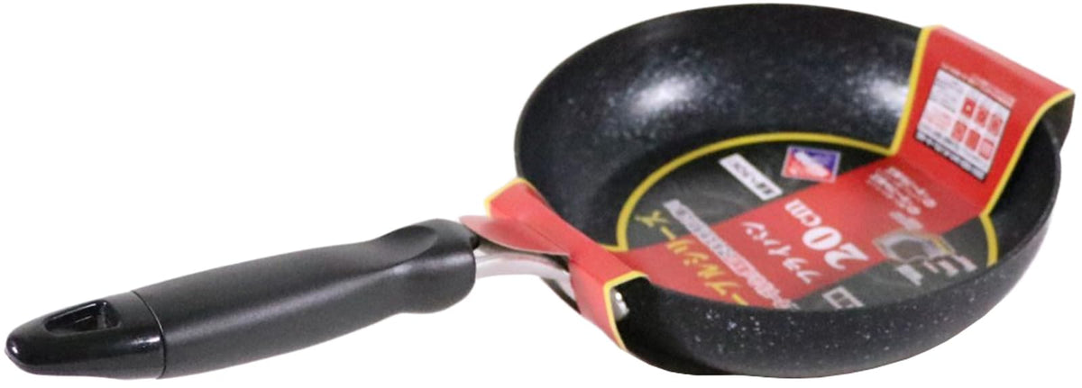 前川金属工業所 Maekawa Metal IH Marble Frying Pan, 7.9 inches (20 cm)