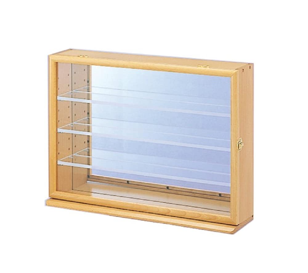 Nakabayashi Co., Ltd. Collection Case Wide - Clear Type Natural Wood