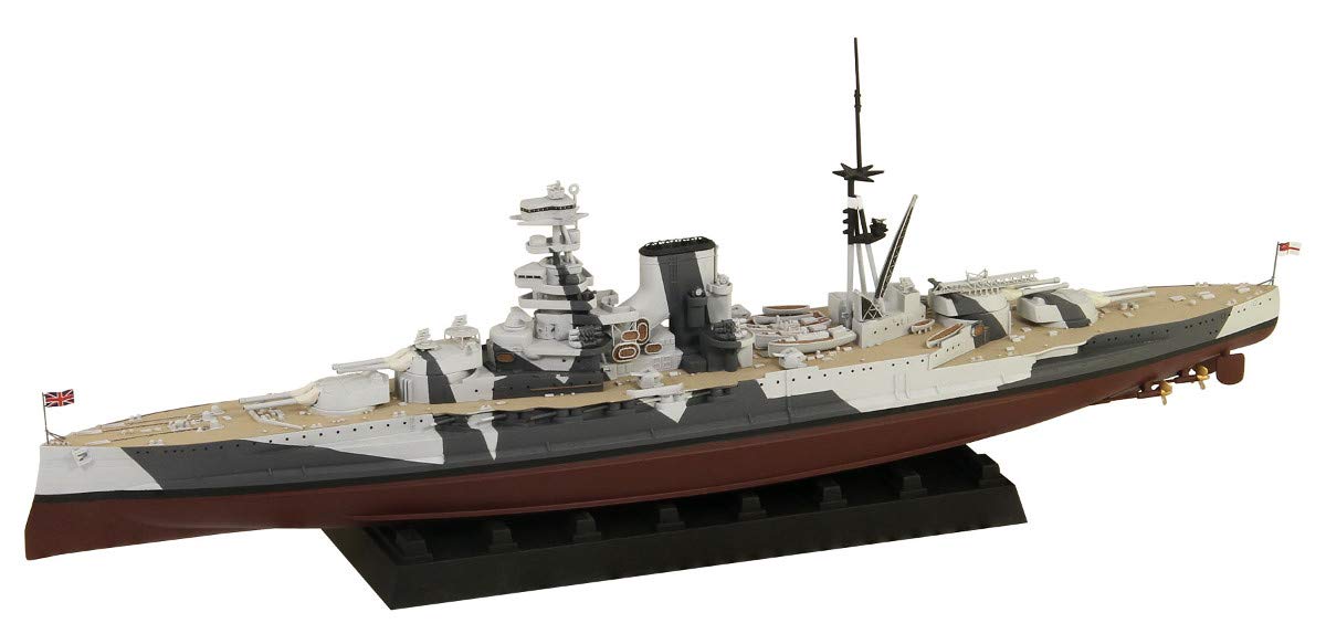 Pit Road W220NH 1/700 Skywave Series British Navy Battleship Burram 1941 Flag/Ship Name Plate with Etched Parts Plastic Model