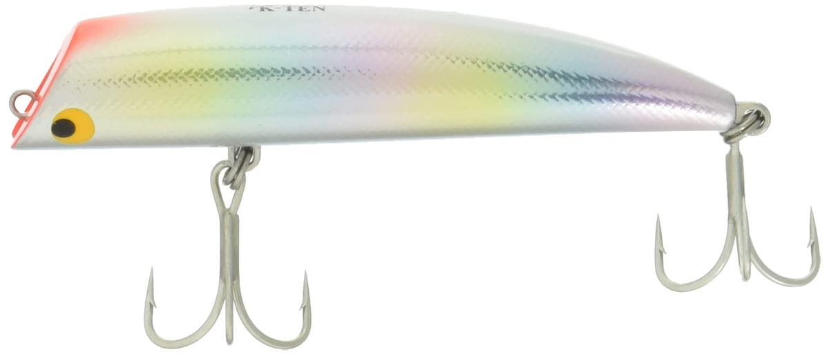 TackleHouse Minnow Tuned K-Ten TKLM Lipless Minnow, 3.1 inches (80 mm), 0.3 oz (9.5 g), HG Rainbow #109 Lure