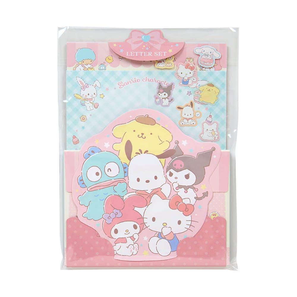Sanrio 493945 Character Letter Set, Sanrio Characters Packaging: Approx. Width 6.3 x Depth 0.3 x Height 8.7 inches (16 x 0.8 x 22 cm)
