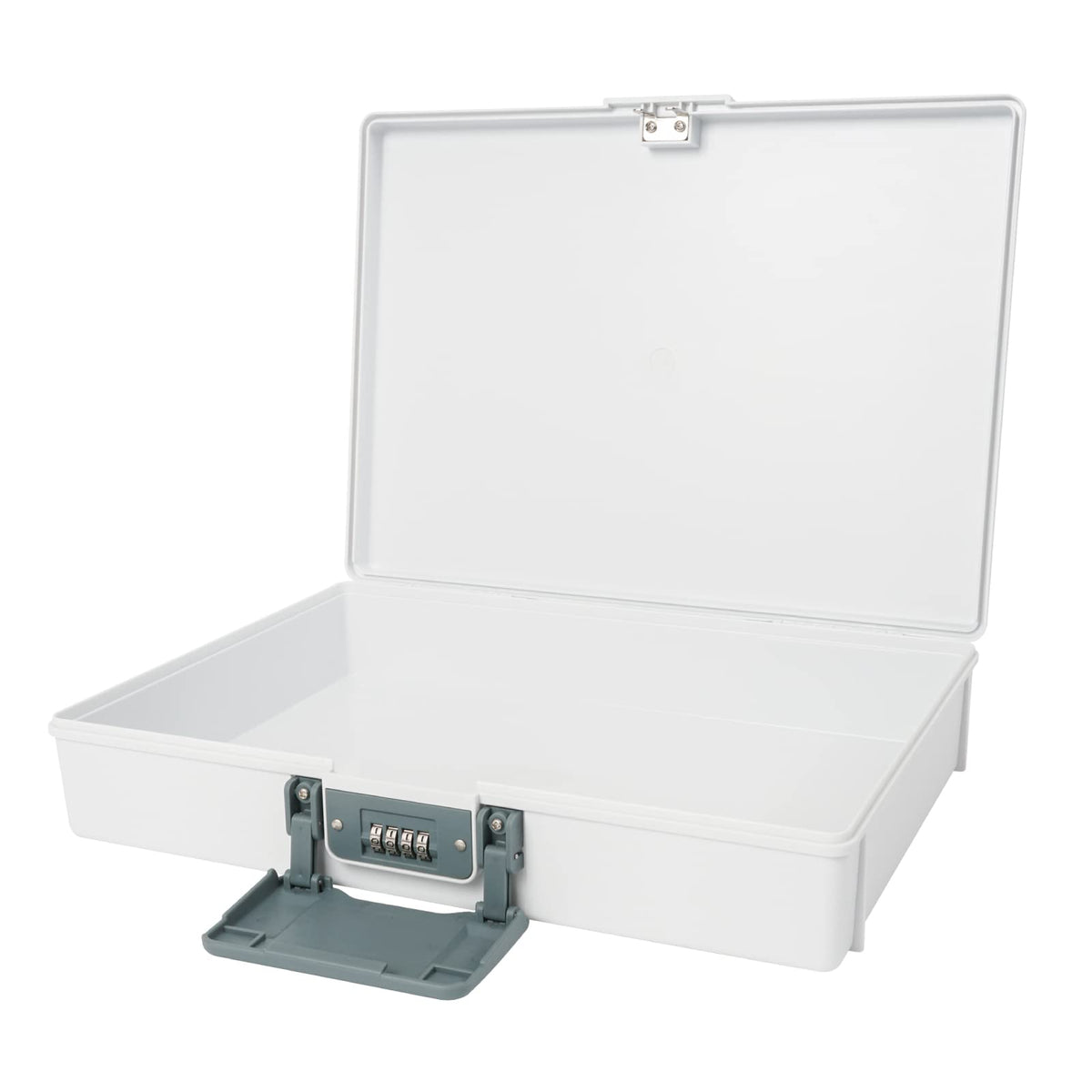 Carl HBP-200-W Storage Box, Plastic, A4 Documents, Square #2 Envelope Storage, White