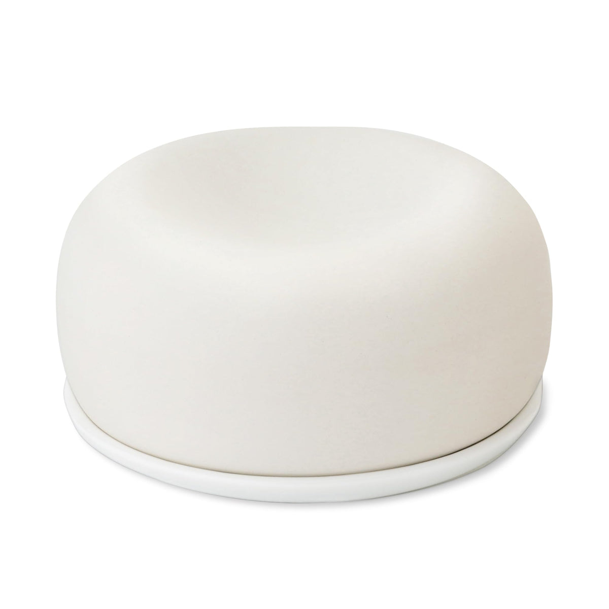 MUJI 02868284 Aroma Stone with Plate, White
