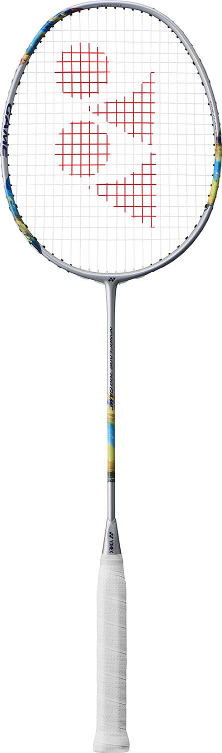 Yonex - Nano Flare Badminton Racket Set 700, Silver and Sky Blue (529), 4U6 2NF700G