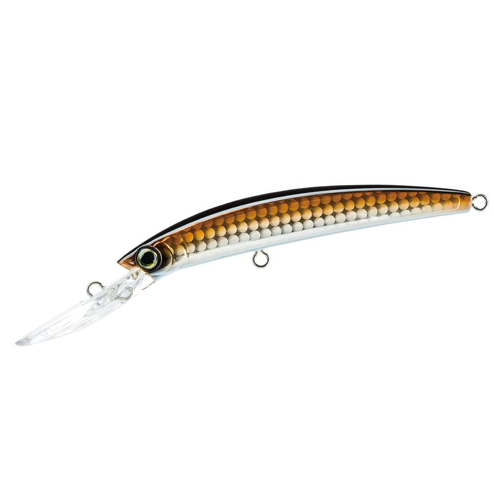 Yo-Zuri Crystal Minnow Deep Diver Lure, Holographic Bronze Shiner, 5-1/4-Inch