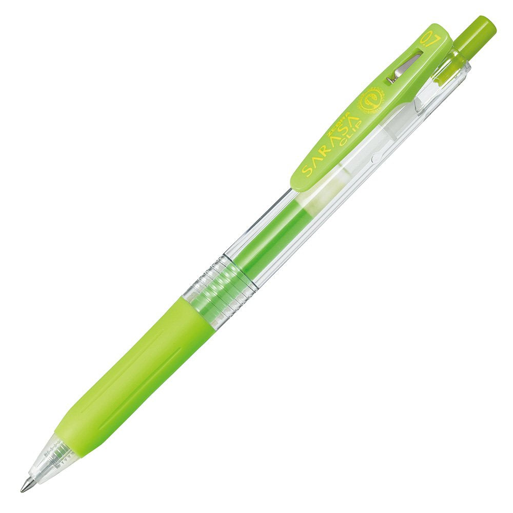 Zebra Gel Ballpoint Pen Sarasa Clip 0.7 Light Green 10 pcs B-JJB15-LG