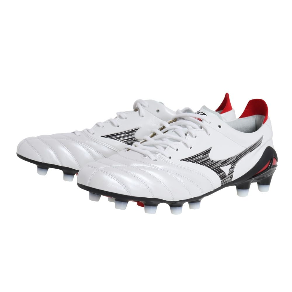 Mizuno P1GA233009 Morelia Neo 4 Japan Men's Soccer Cleats 2E White x Black, multicolor (white / black), 25.5 cm