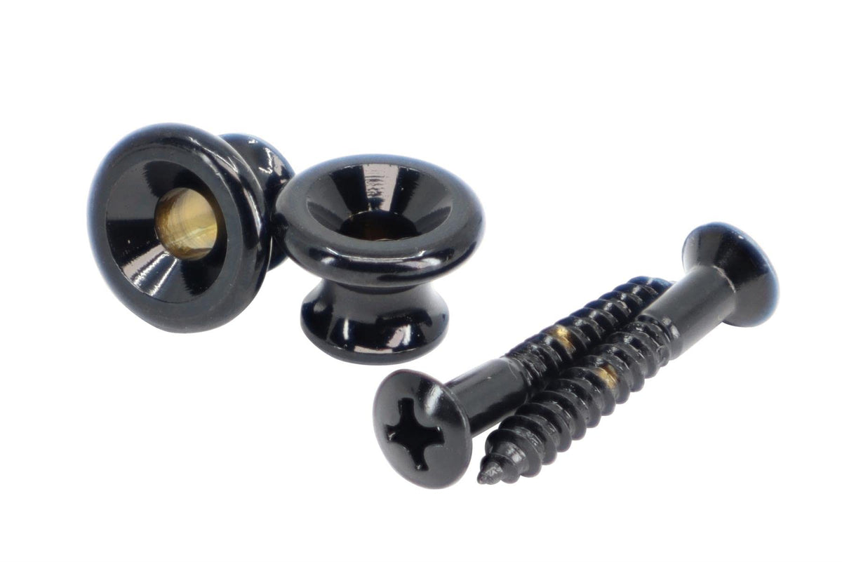 GOTOH EP-B1 Standard Size Guitar Strap Buttons - Black