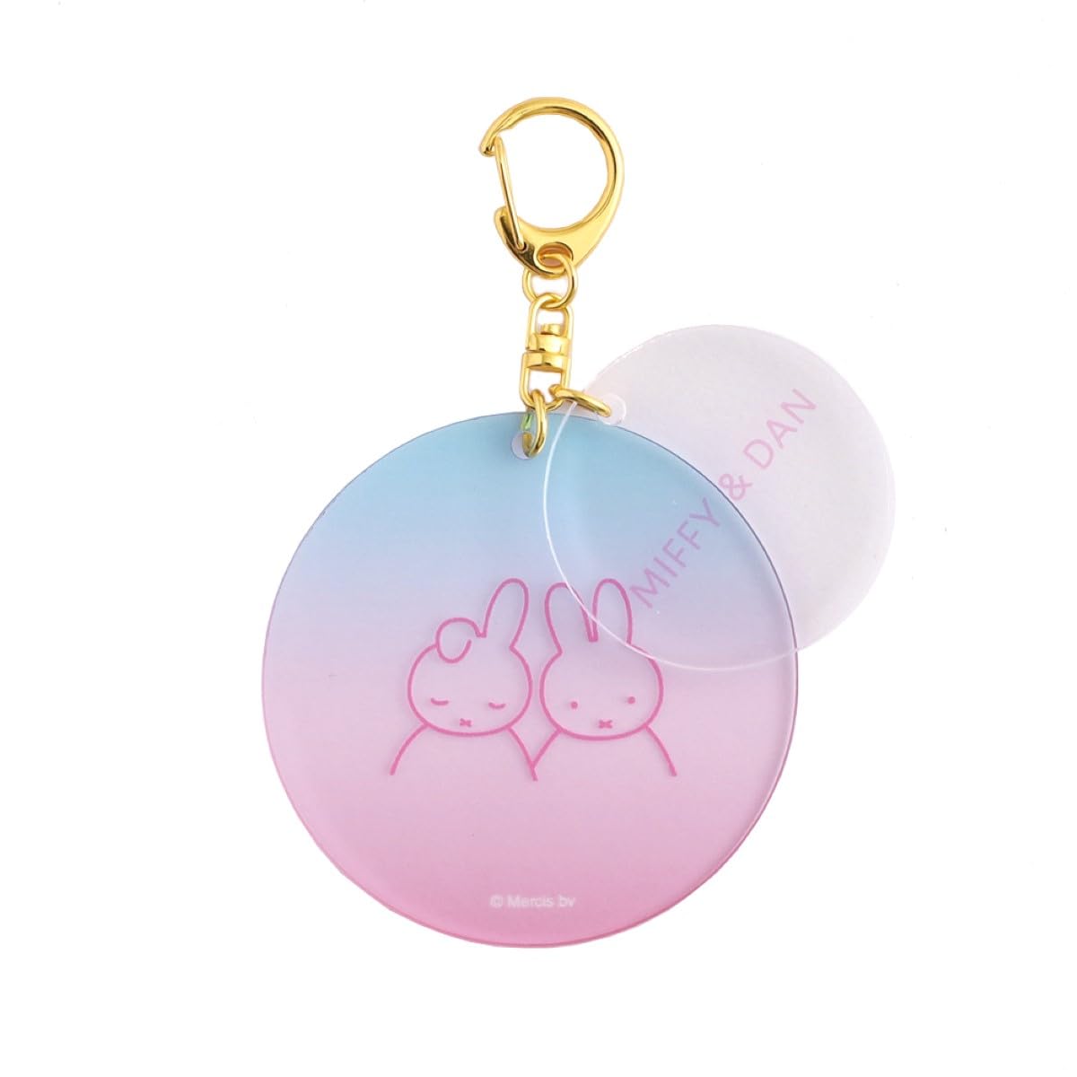 Green Flash Miffy 2 Row Key Chain Miffy & dan BM-329