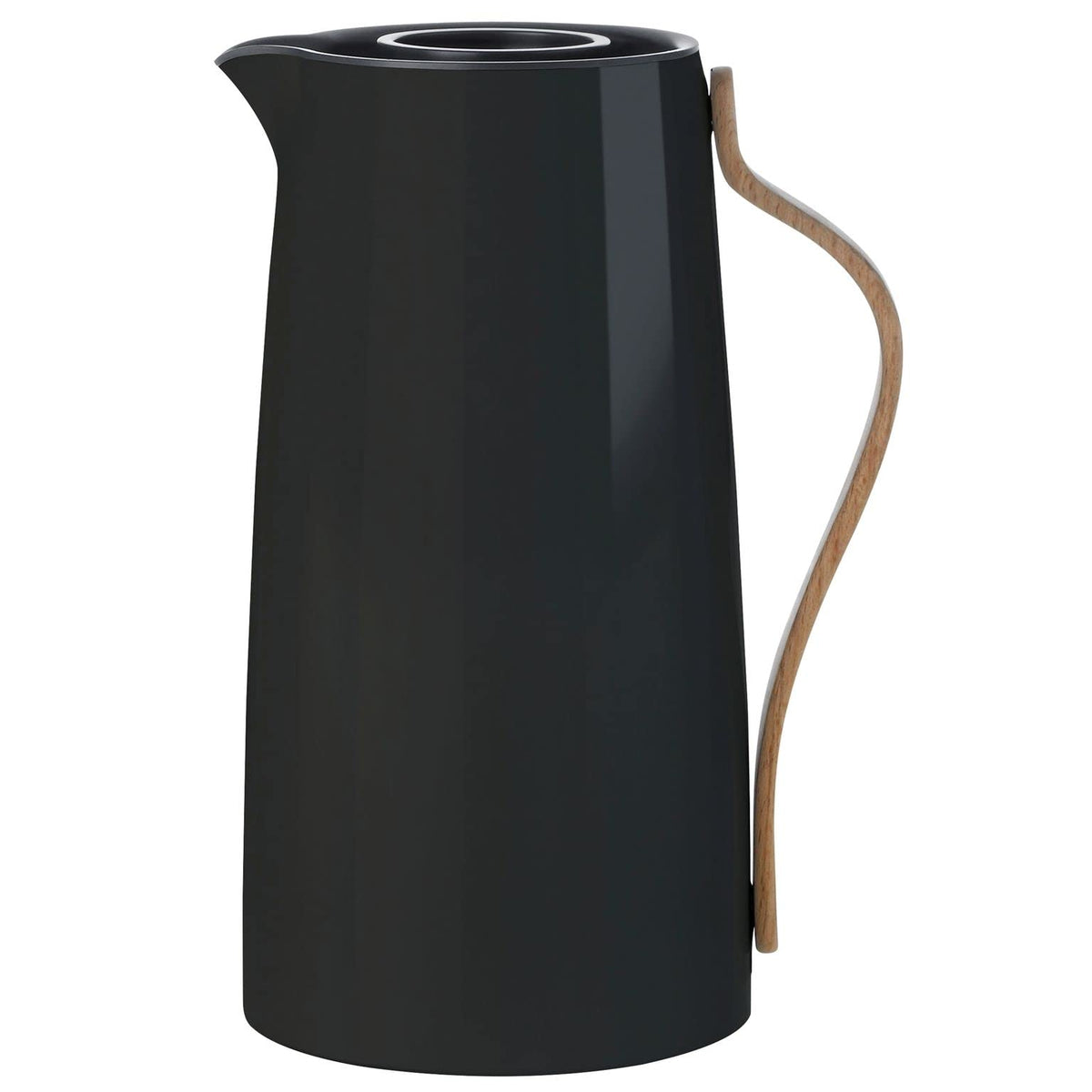 Stelton x-200-2 Emma Insulated Flask for Coffee 1.2 L Plastic Black 15.5 x 13 x 26 cm