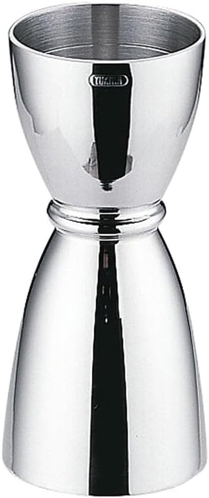 Sanho Sangyo YUKIWA Q-03301021 Shaker, Silver, Diameter 1.6 x Height 3.7 inches (4.1 x 9.4 cm), U-Shape, B Scale Included