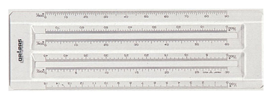 DRAPAS 16401 Hexa Scale General Use, 5.9 inches (15 cm)