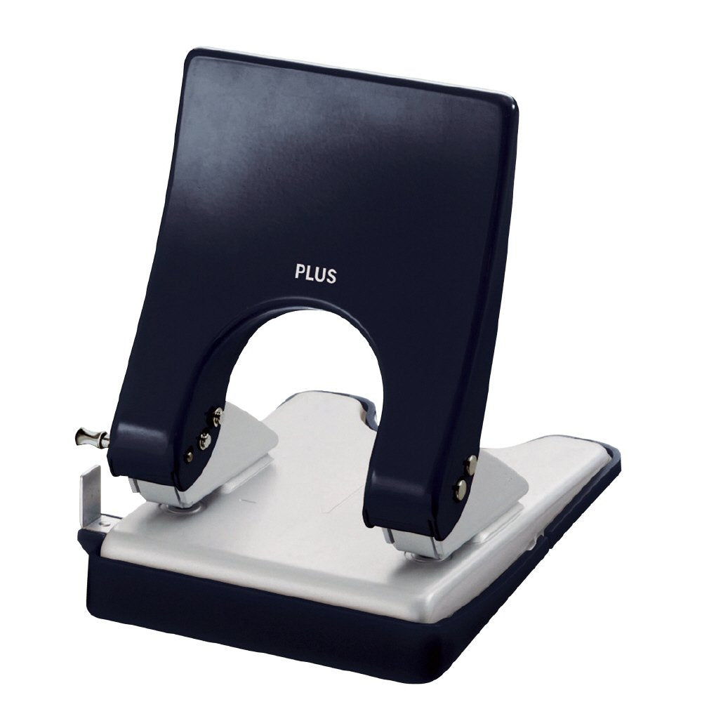 Plus PU-830AC PU-830AC 2 Hole Punch Force 1/2 M Size Black 30-266