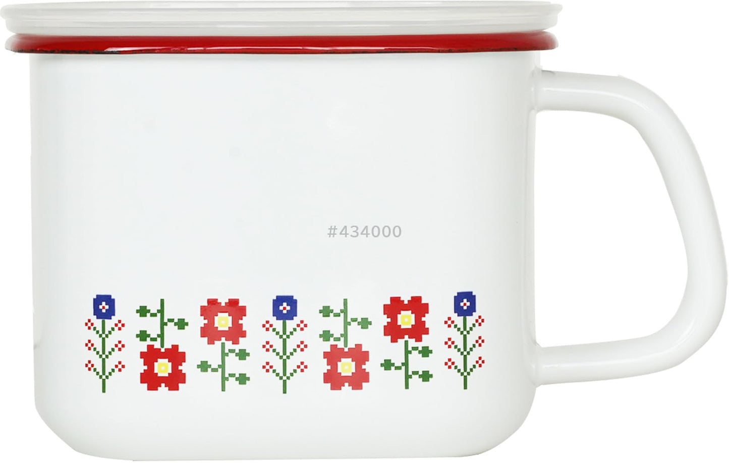 Fuji Hollow Miso Pot Red