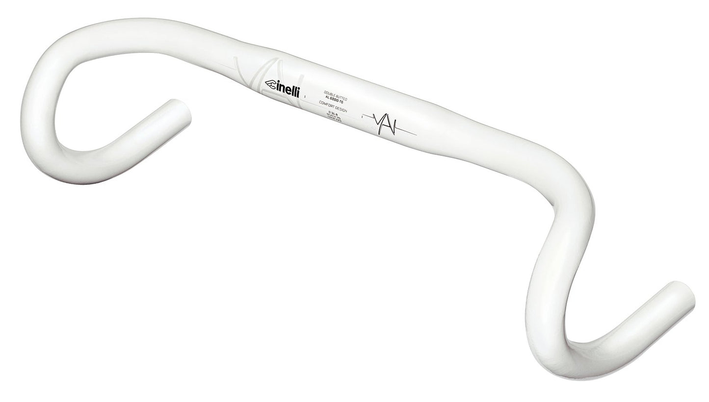 Cinelli Vai Bicycle Handlebar - 31.8/44cm, White