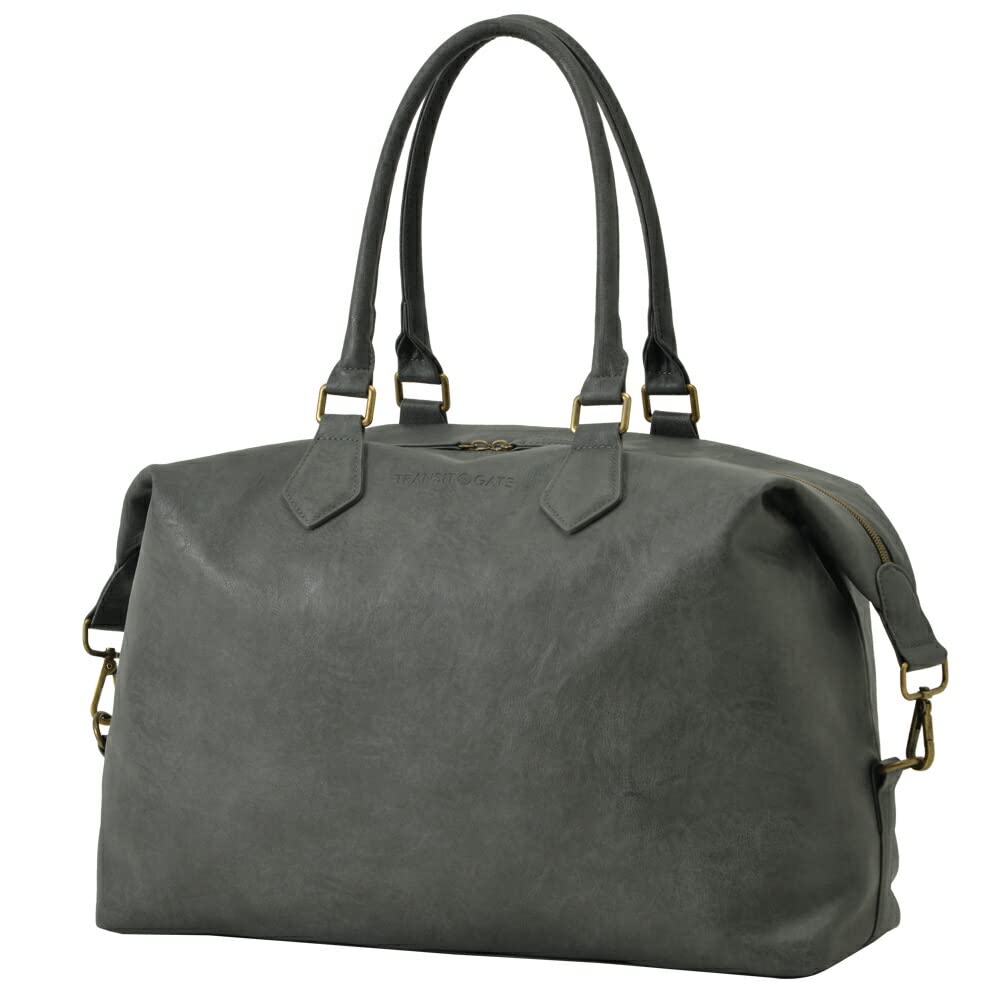 Transit Gate TGB7058 G1 Boston Bag, Dark Gray