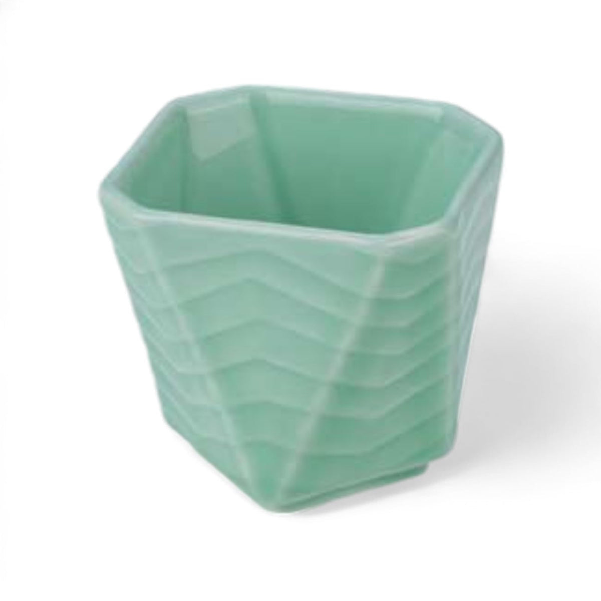 匠美風(Sho Bifu) Takumikaze Arita Ware Small Bowl, Celadon Rattle, Octagonal Included, Made in Japan