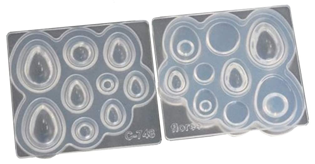 Kameshima Shoten C-748 Soft Mold, Boiled Egg, Round & Half Cut, 3D Type, Hobby Tool