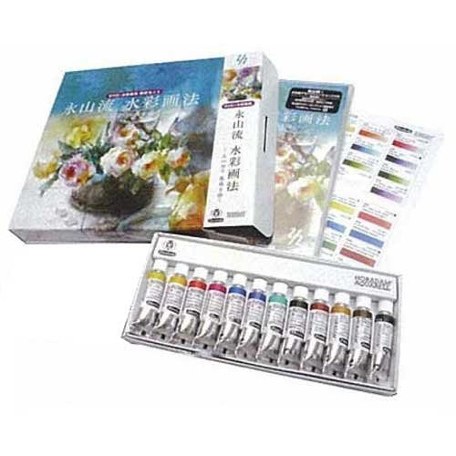 Schmincke Horadam Tube Special 12 Color Set, Yuko Nagayama DVD Set