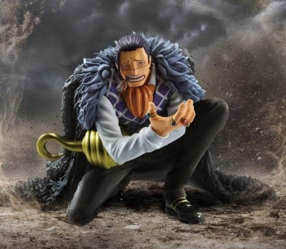 One Piece Figure, Crocodile, Battlerecord, Size: Approx. 3.1 inches (8 cm)