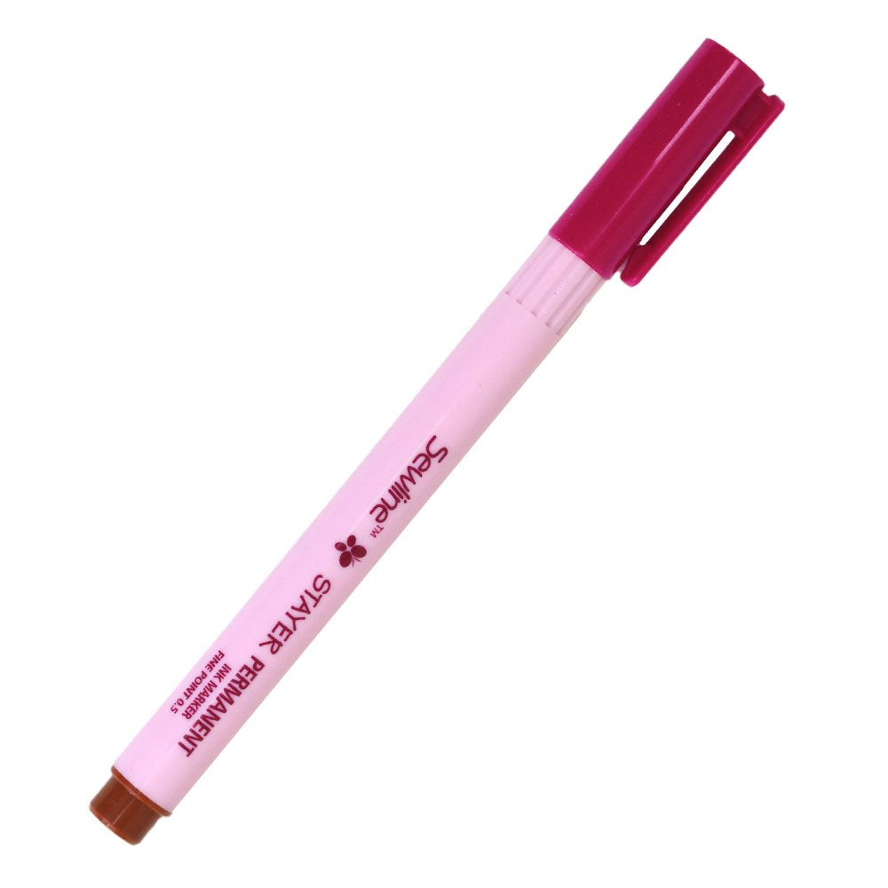 Sewline Stayer Permanent Marker Brown,