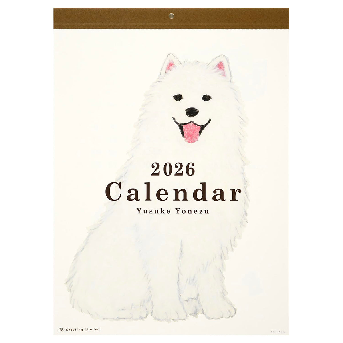 Greeting Life 2026 Calendar, Yusuke Yonezu, Wall Hanging, C-1673-YZ