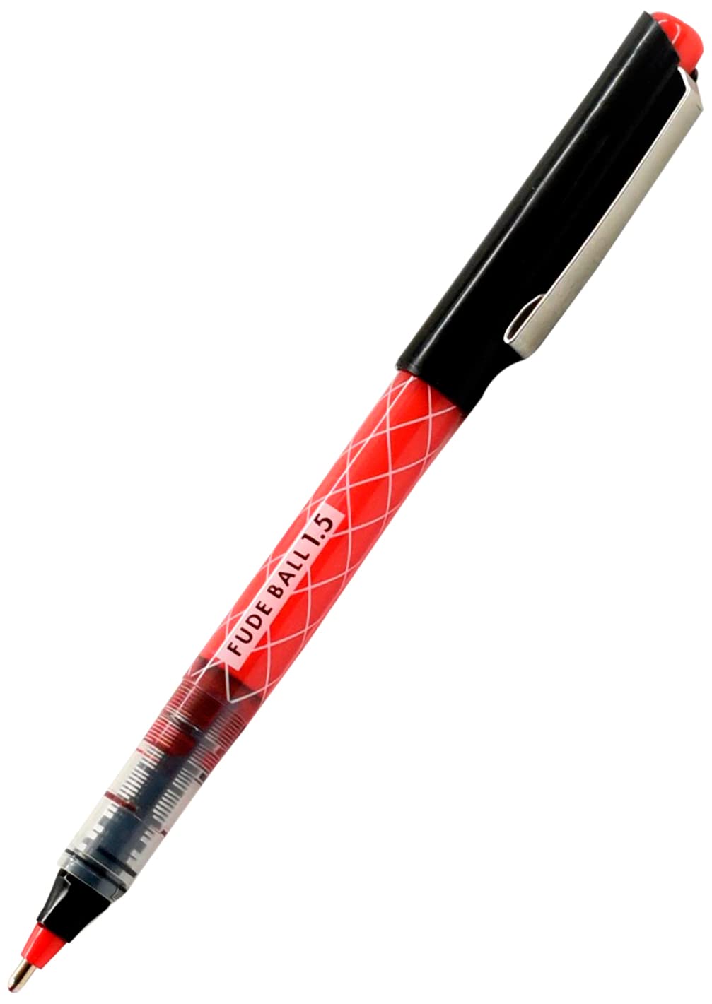 OHTO Fude 1.5mm Ballpoint Pen, Red (CFR-150FB-Red), Black