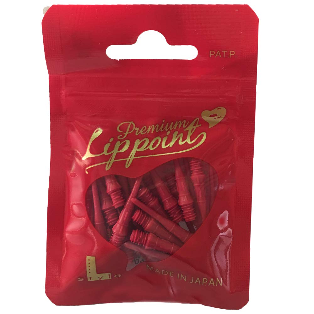 L-style Premium Lippoint Soft Tip Dart Points – 2BA – Regular – Red – 30 Count