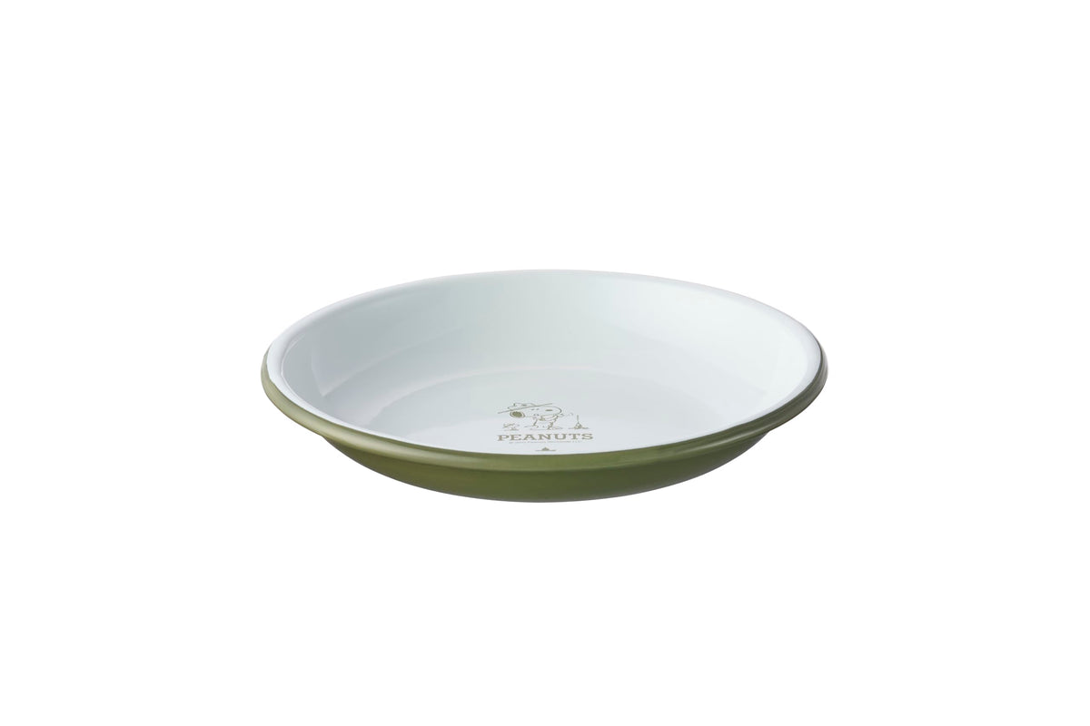 LOGOS Snoopy (Beagle Scouts 50 Years) Enameled Salad Plate 86001116
