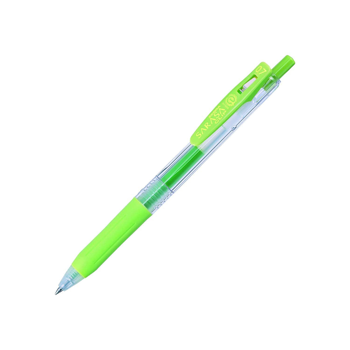Zebra Sarasa Clip Pen 0.7, Light Green (JJB15-LG)