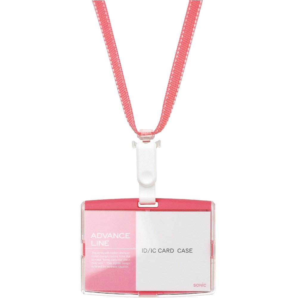 Sonic AL-842-P Hanging Name Tag, ID Size, Pink