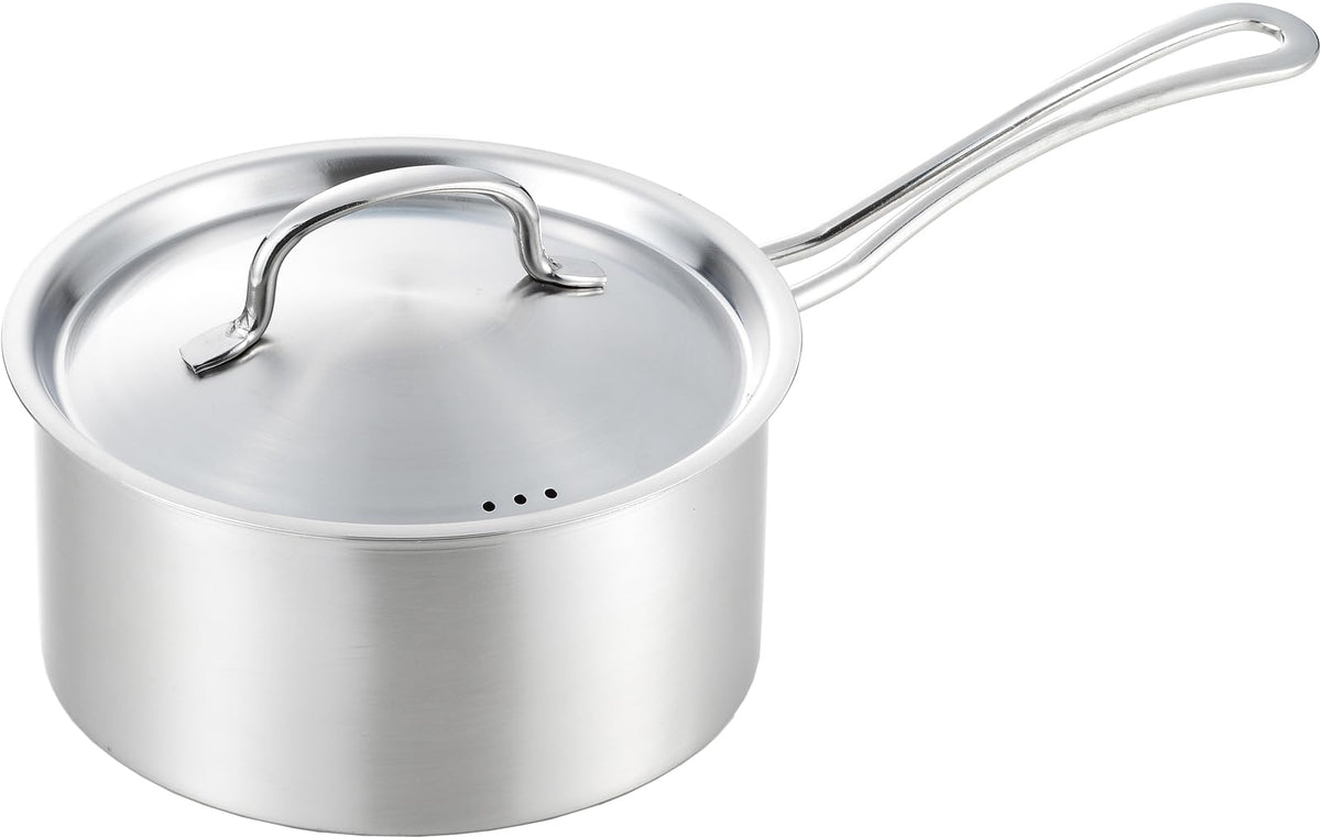 Yoshikawa Cook Chef Single Handle Pot, 7.1 inches (18 cm) YJ3695