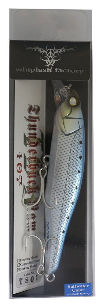ValleyHill TS01MMG TBR-107S Minnow Thunder Buckram 107S, 4.2 inches (107 mm), Approx. 0.6 oz (18.1 g), Basic Sardine Lure