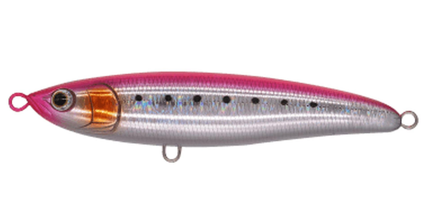 Maria B08H Pencil Bait Loaded F 5.5 inches (140 mm), 1.6 oz (43 g), Pink Sardine Lure