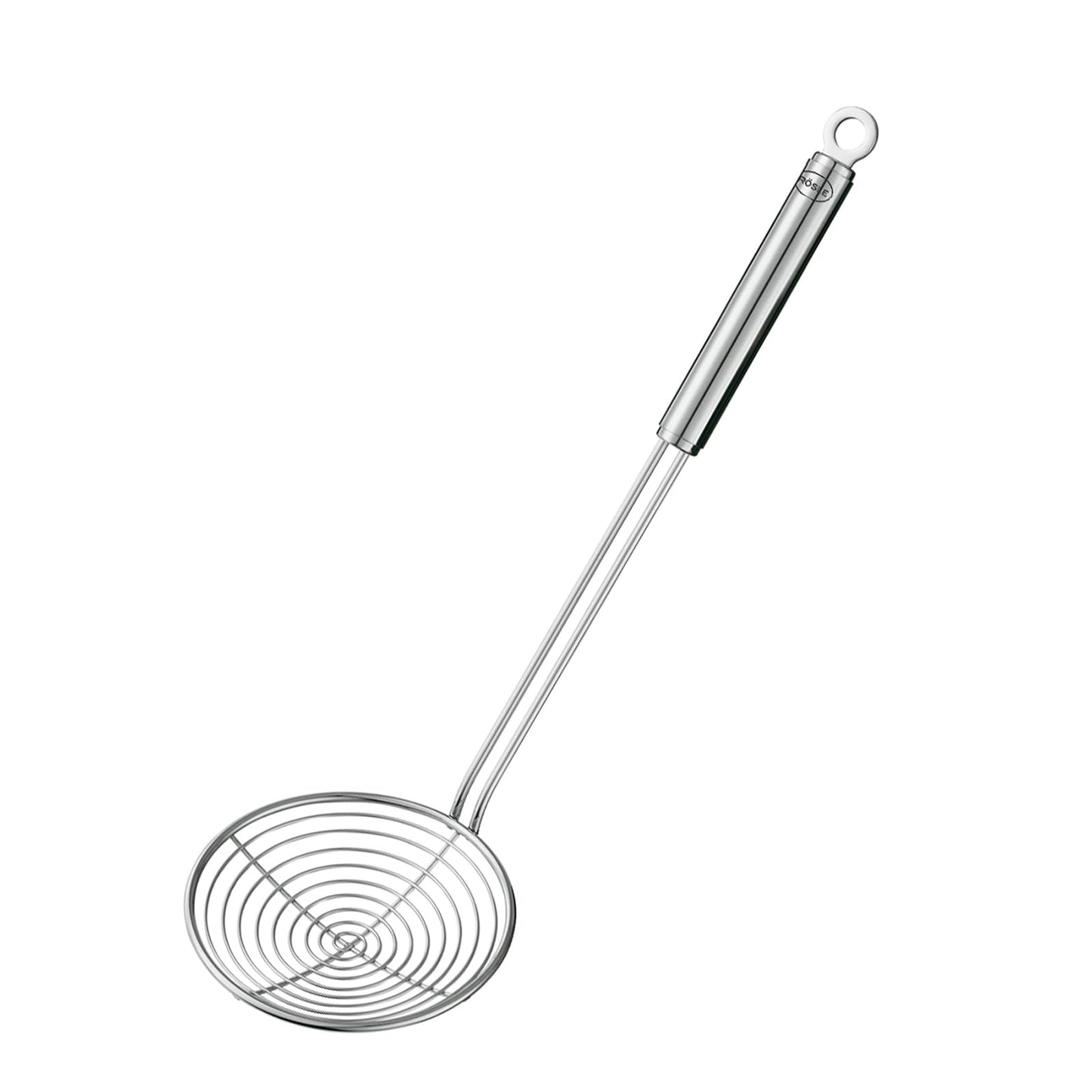 Rosle 95681 Stainless Steel Wire Kitchen Skimmer Ladle with Round Handle