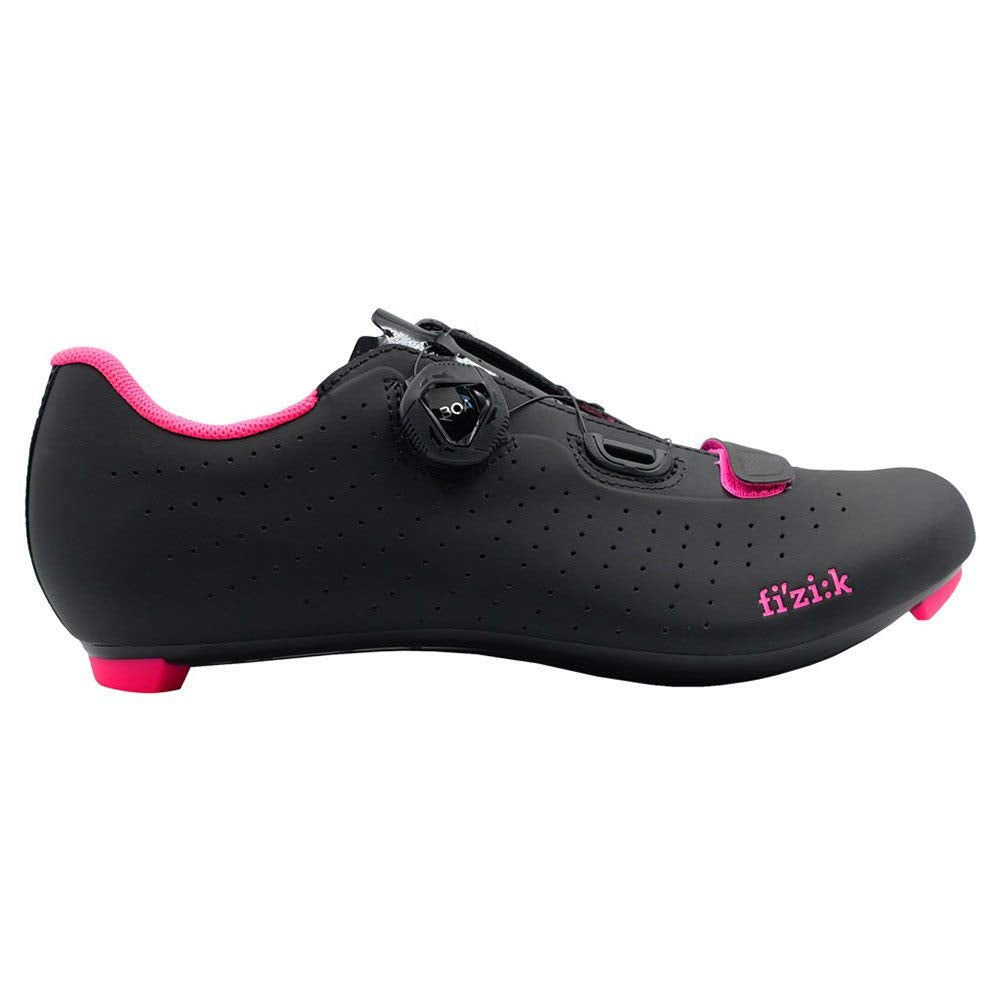Fizik Tempo R5 Overcurve Cycling Shoe, black/ Pink Fluo - 37.5, Black/Pink Fluo