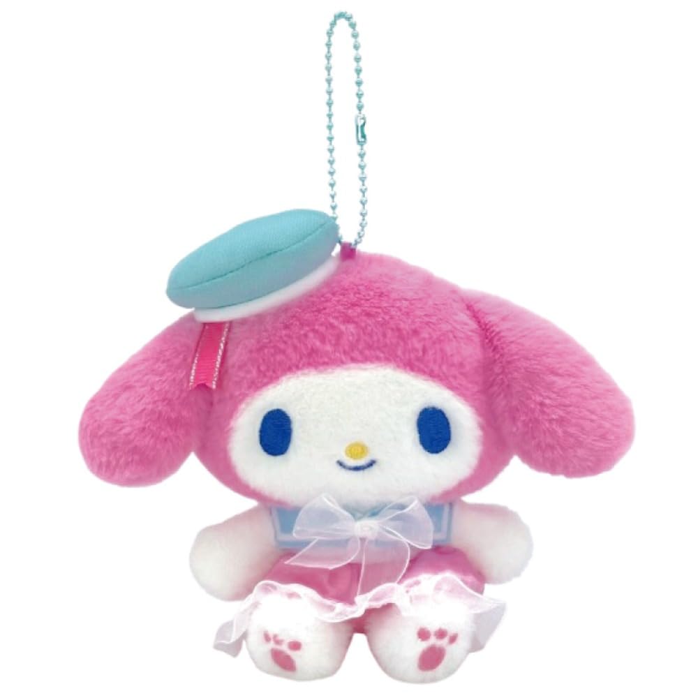 Nakajima Corporation Sanrio Characters Sherbet Marine My Melody Mascot 212511-25 H 12.5 x W 17 x D 8 cm